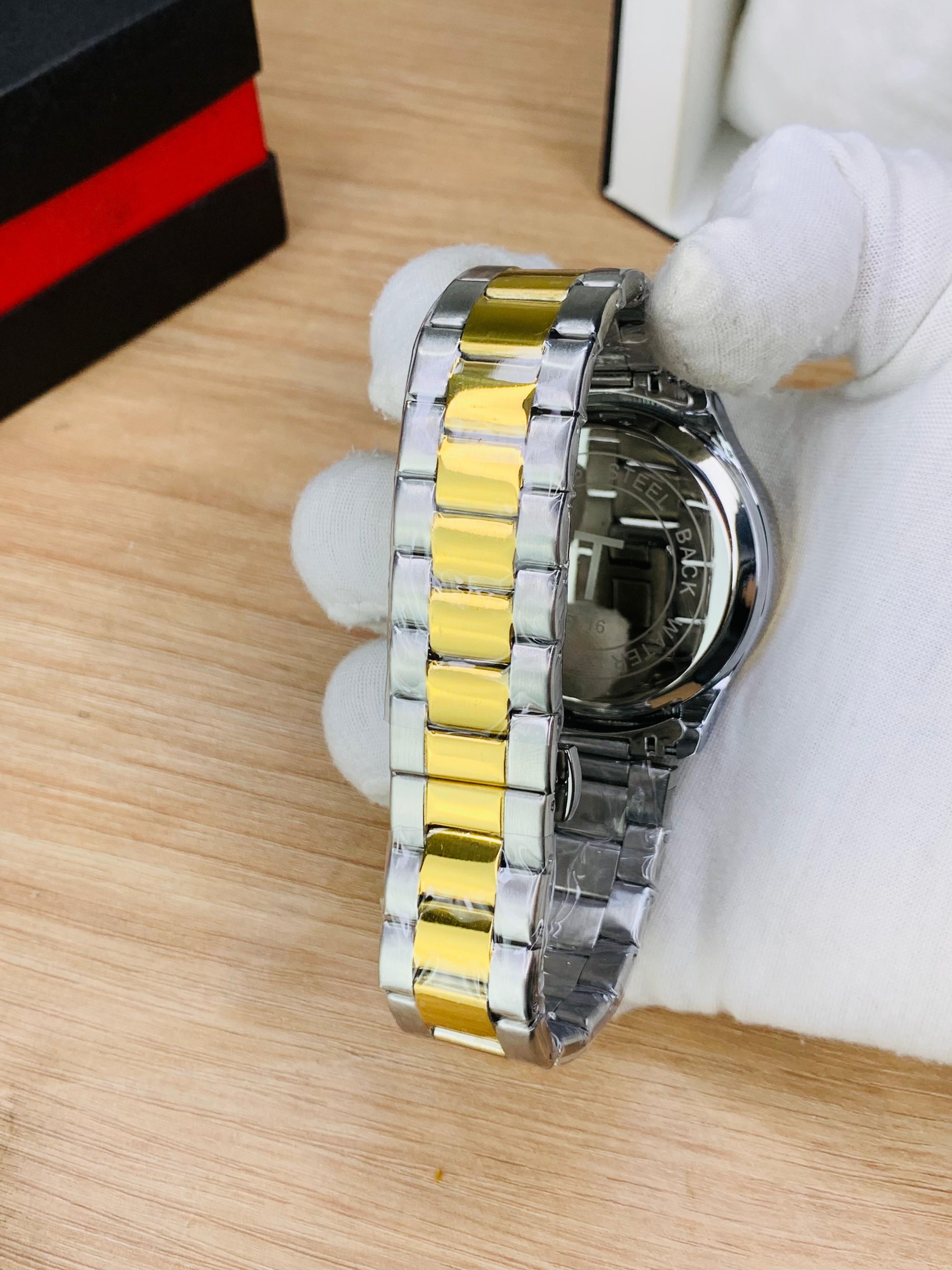 Two Tune Black Dial Watch