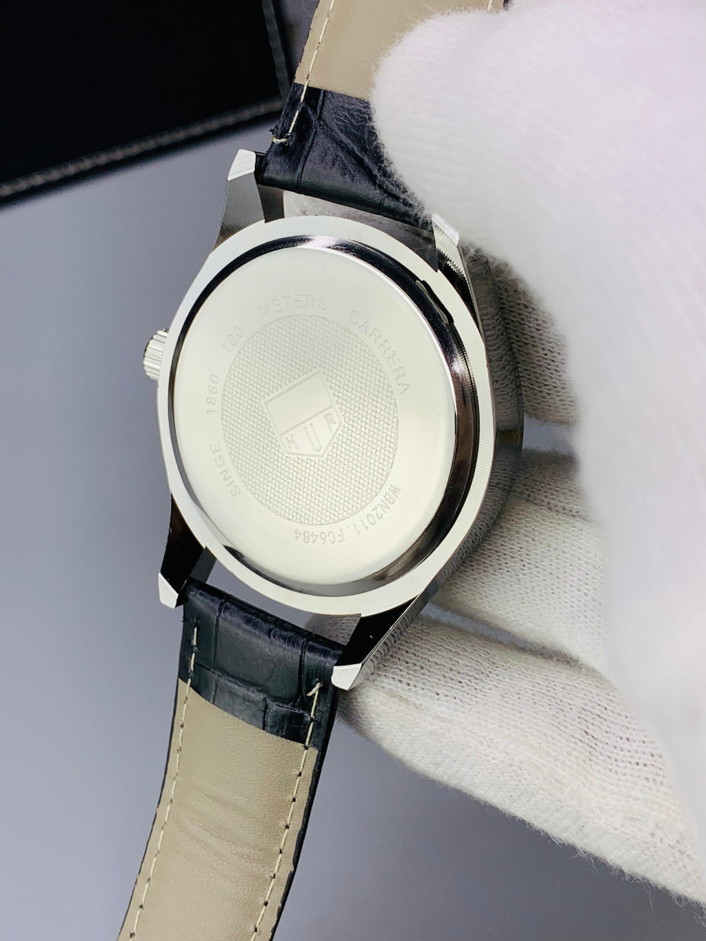 Day & Date Working Leather Strap Watch